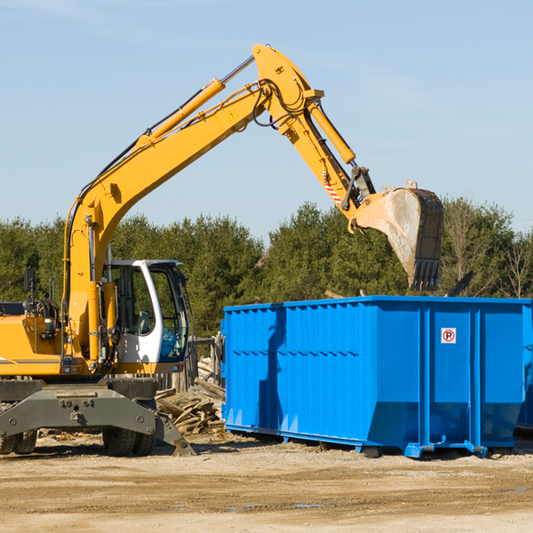 what size residential dumpster rentals are available in Speedwell Virginia